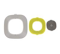 Adfaga Juego de tapetes de Silicona para ollas 3 en 1, Almohadillas Protectoras Antideslizantes Resistentes al Calor para encimeras de Cocina, para Estufa, Mesa, Apto para lavavaji