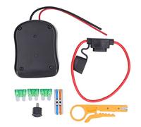 Adfaga Kit convertidor de Adaptador de batería, Conector de alimentación de Cable 12 AWG con Interruptor para baterías de Iones de Litio de 18 V 14,4 V, Compatible con Robots de BR