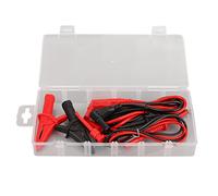 Adfaga Kit de cables de prueba para multímetro profesional, pinzas de cocodrilo de latón de alta resistencia, sondas de prueba de alta conductividad con estuche de almacenamiento p