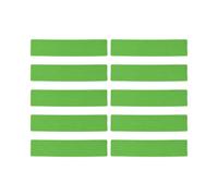 Adfaga Kit de marcadores de línea de Tenis High Visibily Markers de PVC PVC para el Entrenamiento de fútbol de Baloncesto Marcado de Campo Deportivo multipropósito 10 (Verde)