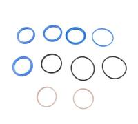 Adfaga Kit de sello de cilindro de dirección, piezas de repuesto de sello hidráulico de goma de desgaste para carretilla elevadora Linde H18 E16 E20 335 350, 10 Uds.