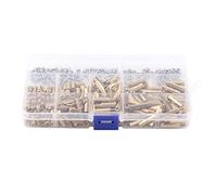 Adfaga Kit surtido de tuercas de tornillo hexagonal M2 M3 de latón Separadores macho hembra duraderos de primera calidad para ensamblaje de placa de circuito PCB de placa base con (Tipo B)