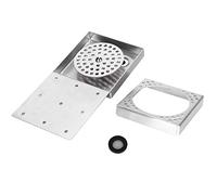 Adfaga Lavadora automática de vasos Enjuagadora de vidrio de alta presión de acero inoxidable con rociador de múltiples ángulos para el hogar Cocina Bar Restaurantes 29x14 5 cm 171