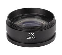 Adfaga Lente de Objetivo Barlow Auxiliar Profesional Vidrio óptico Rosca de 48 mm para microscopio estéreo trinocular Aumento Mejorado Imágenes claras Construcc (incógnita)