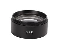 Adfaga Lente Objetivo de microscopio 0,3X 0,5X 0,7X Aumento Cuerpo de Metal Vidrio óptico Imágenes claras para microscopios trinoculares con Interfaz roscada de 48 mm Diseño livian (0. Mierdas)