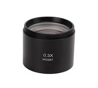 Adfaga Lente Objetivo de microscopio 0,3X 0,5X 0,7X Aumento Cuerpo de Metal Vidrio óptico Imágenes claras para microscopios trinoculares con Interfaz roscada de 48 mm Diseño livian (0. ZKS)