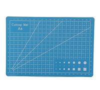 Adfaga Líneas de cuadrícula A5 PVC Mat de corte Self -Healing Durable No Slip Craft Cutting Board para coser Proyectos de bricolaje de acolchado Sky Blue 22x15cm 8.7x5.9in