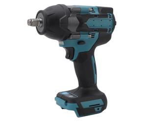 Adfaga Llave de impacto sin escobillas de 21 V, destornillador de impacto eléctrico inalámbrico con velocidad variable, luz LED, cabezal de aleación para bricolaje, construcción do