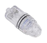 Adfaga Luz de Pesca de caída Profunda Luz LED para Peces subacuáticos Plástico Transparente AA con Pilas para curricán de Agua Dulce en Aguas Profundas Pesca en Hielo Pesca de lubi (Azul)