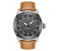 Adfaga Mach Pilot Reloj con energía solar para hombres 50M Cronógrafo con visión nocturna Pantalla luminosa Correa de nailon Caja de aleación de acero inoxidable para deportes al a (Pago)