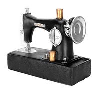 Adfaga Máquina de coser vintage, modelo decorativo en miniatura, coleccionable, hecho a mano, para exhibición de Bar en casa, oficina, 17x10x21cm