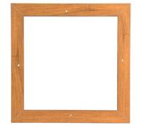 Adfaga Marco de fotos de madera maciza, colgante de pared decorativo, pintura al óleo, decoración del hogar, palisandro moderno, negro, blanco, 30x30cm, 30x40cm, 40x40cm, 40x50cm (40*40cm)