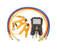 Adfaga Medidor de colector digital de alta precisión 2 en 1 Probador de temperatura de presión de refrigeración HVAC para reparación y mantenimiento de aire acondicionado Medidor d