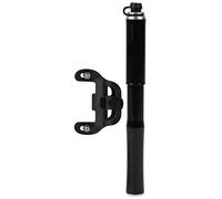 Adfaga Mini Bomba de Aire para Bicicleta de montaña, inflador de neumáticos portátil para válvulas Schrader, aleación de Aluminio, Accesorios de Ciclismo Ligeros y compactos de alt (Negro)