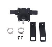 Adfaga Mini bomba de taladro eléctrica, bomba de transferencia de agua autocebante, accesorio de taladro manual portátil de alto flujo para el hogar, taller, garaje, plástico PVC