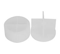 Adfaga Molde de silicona para caja de joyería, contenedor de almacenamiento de bricolaje, molde para manualidades, molde transparente reutilizable para regalos de bricolaje, artesa