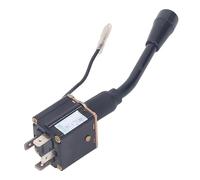 Adfaga Palanca de montaje del interruptor de señal de giro para carretillas elevadoras Linde 351 335 E16 E20 336 Construcción de ABS de latón duradero Pieza de repuesto de ahorro d