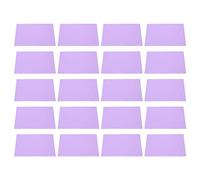 Adfaga Paquete de 20 cubiertas de presentación de encuadernación de plástico PP esmerilado, cubiertas de documentos extraíbles para proyectos de oficina, informes, presentaciones p (Taro Púrpura)