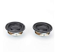 Adfaga Par de Altavoces estéreo de 4 Ω y 3 W, minialtavoces de Alto Rendimiento con imán Premium y Carcasa de Metal para Audio nítido en Sistemas de Audio para Cine en casa, Juego