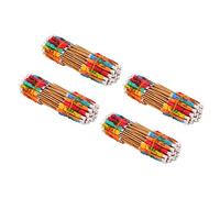 Adfaga Paraguas de cóctel 200 piezas coloridas decoraciones de bebidas tropicales exquisitos accesorios de barra de fiesta de papel para bebidas postre pastel guarnición de frutas