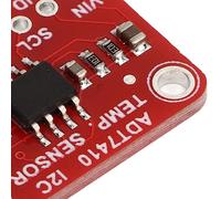 Adfaga Placa de ruptura del sensor de temperatura ADT7410 Módulo de interfaz I2C de alta precisión con pines de interrupción para proyectos de 2,7 V a 5 V CC