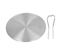 Adfaga Placa difusora de calor de acero inoxidable para cocinas de inducción, estufas eléctricas de gas, adaptador universal para utensilios de cocina con tecnología de distribució (18#)