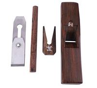 Adfaga Plano de carpintero profesional Herramienta manual para carpintería de madera de ébano de primera calidad Cuchilla de acero de precisión Cepilladora de madera para alisar da