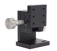 Adfaga Plataforma de Recorte en Z Manual de Alta precisión Etapa de elevación Ajustable de 40x40 mm con guía de Ranura de de Milano para Instrumentos ópticos Equipos semiconductor