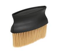 Adfaga Plumero de cuello profesional, cepillo de depilación con mango ergonómico de ABS y nailon suave para peluqueros, estilistas, uso en salón, herramienta de corte de pelo durad