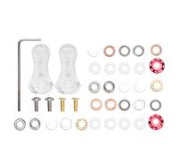 Adfaga Pole de Pesca de un Solo pie Ojos de los Ojos de reparación Guías de línea de la línea de la Punta del Anillo Superior Cerámico de Acero Inoxidable Accesorios de cañas de PE