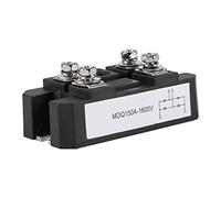 Adfaga Puente rectificador de diodo monofásico 150 A Alta Potencia 1600 V Módulo de Puente Negro para conversión de CA a CC Fuente de alimentación Equipo Industrial Estructura Sold