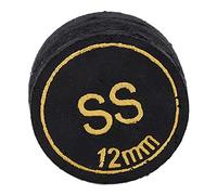 Adfaga Puntas para Tacos de Billar Profesionales de 12 mm Material de PU de Primera Calidad Puntas de Repuesto de Alto Rendimiento para Billar Snooker Home Club Entretenimiento Lig (SS)