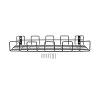 Adfaga Rack de Herramienta de jardín de Pared Space Space Warling Wall Metal Gadget Organizador Estante de Gadgets para Material de fábrica de mangueras pequeñas Hierro Duradero 39