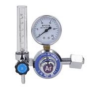 Adfaga Regulador de gas para soldador profesional, válvula de medidor de flujo dual con medidor de argón, medidor de flujo MIG, herramienta de soldadura de latón para TIG y soldadu