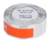 Adfaga Rolla de etiqueta duradera Rollo transparente Auto adhesivo Impermeable Material de PVC resistente a la lágrima para la organización de cocina suministros de oficina Almacen
