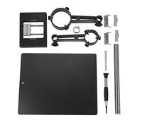 Adfaga Soporte de abrazadera para pistola de aire caliente profesional Soporte de estación de retrabajo BGA ajustable resistente para reparación electrónica con construcción de met