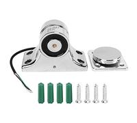 Adfaga Soporte de puerta electromagnético de alta resistencia, 55 kg, tope de puerta de seguridad contra incendios con succión, liberación automática de aleación de zinc para edifi