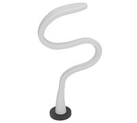 Adfaga Soporte para puerta de lavadora, accesorio para lavadora ajustable, Flexible y fuerte, para lavadoras de carga frontal, Gel de aleación de aluminio resistente al óxido, 43cm (Gris)