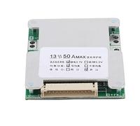 Adfaga Tablero de protección de batería de Litio 13S 50A PCB Inteligente con Carga de Equilibrio Sobrecarga Sobredescarga Protección de Temperatura de Cortocircuito para Banco de e