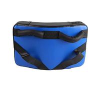 Adfaga Taekwondo Kick Boxing Pad Equipo de Entrenamiento de Artes Marciales Profesionales Muay Thai Punch Target Side Kick Pad Tamaño Grande 46x30x8cm Espuma EVA de Cuero Espacial (Azul)