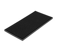 Adfaga Tapete de PVC para Bar, posavasos antideslizante para cocina, lugar suave y duradero, vasos, vajilla para el hogar, Bar, restaurante, negro, 45x30cm, 60x8cm, 30x15cm (ξAustralia)