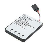 Adfaga Tarjeta de programación LED A1, herramienta de programación ESC profesional sin escobillas para coches RC, camiones, plástico duradero, 61mm x 48mm x 6mm