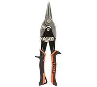 Adfaga Tijeras de hojalatero de aviación de alta resistencia, cortador profesional de chapa metálica, corte recto izquierdo y derecho, cizalla de acero al cromo vanadio para alumin ((S) Cizallas de