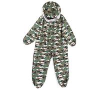 Adfaga Traje de Apicultura Profesional Protección de Cuerpo Completo de Apicultor con Capucha de Velo Poliéster Equipo de Apicultura Ultraligero Transpirable para apicultores Apic (l)