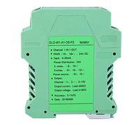 Adfaga Transmisor aislador de señal de corriente continua Adfaga, convertidor de señal de 4-20 mA a 0-5 V y 0-10 V para sistemas PLC de automatización industrial, fuente de aliment (Entrada/salida de