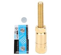 Adfaga Truco de ilusión de Tornillo mágico, Tuerca autogiratoria, Accesorio de Truco para Magos, Adultos, Metal de 5cm con baterías, imán Incluido