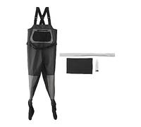 Adfaga Vadeadores de Pecho con pie de Bota, Pantalones de Pesca Transpirables para Adultos, Actividades acuáticas al Aire, Tela de Nailon, tamaño XXL, 55 Pulgadas de Largo