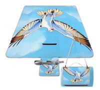 ADFGYERH Seagulls in Flight - Tapete plegable para exteriores, superficie impermeable, fácil de limpiar, para acampar en pastizales de primavera y verano