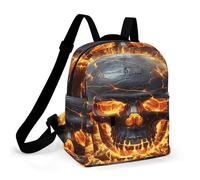 ADFGYERH Shattering of Skull Mochila impermeable de tela Oxford, mochila para mujer, parte inferior sólida, cómoda y práctica, bolsa para laptop, adecuada para negocios o ocasiones informales, unisex