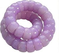 ADFVGG NCHEMDL Fidget Bracelet, Wearable Sensory Beaded Bracelet for Anxiety, Fingertip Rotation Stress Relief Toy, Ideal Gift for Women Men Office & Travel(Lavender)